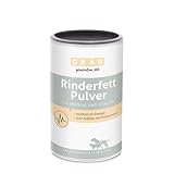 GRAU - das Original - Rinderfettpulver, der schelle Energielieferant mit 80% Fettanteil, 1er Pack (1 x 400 g), Ergänzungsfuttermittel für Hunde & Katzen