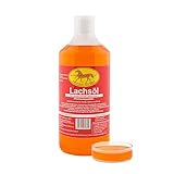 Scheidler horse-direkt Lachsöl für Hunde, Katzen und Pferde, reines Fischöl, Barf Öl ohne Zusätze, reich an Omega-3, 6- und 9-Fettsäuren,(14%, 18,2% und 44,9%) natürliches Einzelfuttermittel, 1 Liter