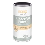 GRAU - das Original - Rinderfettpulver, der schelle Energielieferant mit 80% Fettanteil, 1er Pack (1 x 400 g), Ergänzungsfuttermittel für Hunde & Katzen